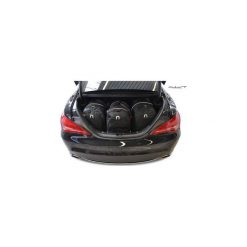MERCEDES CLA COUPE, 2013- TORBY DO BAGAŻNIKA 4 SZT KJUST - 7027002. Czarne torby podróżne KJUST, bez wzorów, z kauczuku, klasyczne. Za 1069,00 zł.