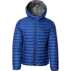 Kurtka puchowa Geox Warrens M9225B T2449 F4454. Niebieskie kurtki męskie Geox, m, bez wzorów, z puchu, bez kaptura. W wyprzedaży za 429,00 zł.