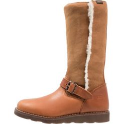 Clic! Kozaki brown. Brązowe buty zimowe damskie marki clic!, z futra, na wysokim obcasie. W wyprzedaży za 401,40 zł.
