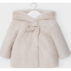Mayoral - Płaszcz dziecięcy 74-98 cm. Kurtki dziewczęce Mayoral, bez wzorów, z bawełny, z kapturem. Za 211,90 zł.