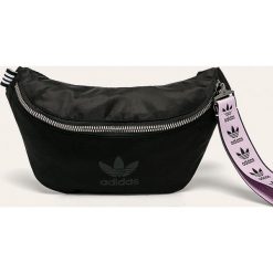 Adidas Originals - Nerka. Czarne nerki damskie adidas Originals, w paski, z poliesteru, małe, bez dodatków. Za 79,90 zł.