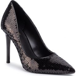 Szpilki MICHAEL MICHAEL KORS - Keke Pump 40R0KEHP1Q Black 001. Czarne półbuty damskie MICHAEL Michael Kors, z aplikacjami, ze skóry ekologicznej, bez obcasa, na obcasie, bez zapięcia. Za 669,00 zł.