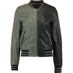 Bomberki damskie: Freaky Nation BRANDNEW Kurtka skórzana dark grey, black