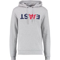 Bluzy męskie: Wood Wood HEATHROW Bluza z kapturem grey melange