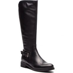 Oficerki LASOCKI - SORENA-06 Czarny. Czarne buty zimowe damskie Lasocki, z materiału, na obcasie. Za 349,99 zł.