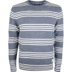 Tommy Hilfiger Sweter "Johny". Swetry męskie TOMMY HILFIGER, z nadrukiem, z dzianiny, z okrągłym kołnierzem, bez kaptura. Za 199,00 zł.