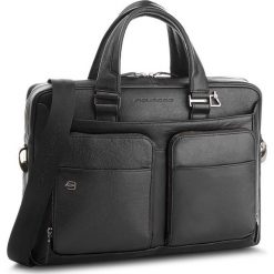 Torba na laptopa PIQUADRO - CA2849B3 N. Czarne torby męskie skórzane Piquadro, bez wzorów, ze skóry. Za 1989,00 zł.