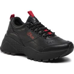 Sneakersy S.OLIVER - 5-23643-33 Black 001. Czarne półbuty damskie S.Oliver, ze skóry ekologicznej. Za 249,00 zł.