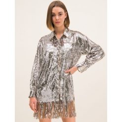 Sukienka koktajlowa Pinko Pastasfoglia Giacca Camic 20201 BLK01 1G14L5 Y637. Szare sukienki damskie Pinko, l, bez wzorów, z poliesteru, wizytowe, bez kołnierzyka, bez rękawów. W wyprzedaży za 769,00 zł.