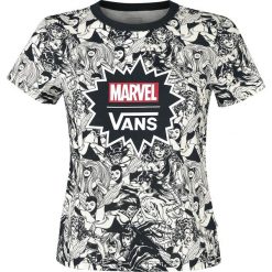Odzież damska: Vans Marvel Women Baby Tee Koszulka damska czarny/biały