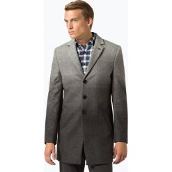 Finshley & Harding London - Płaszcz męski, szary. Szare płaszcze męskie Finshley & Harding London, m, bez wzorów, z wełny, klasyczne, bez kaptura. Za 599,95 zł.