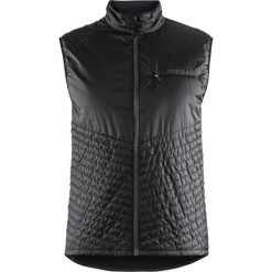 Craft kamizelka męska Urban Warmer czarna M. Czarne kurtki sportowe męskie Craft, m, bez wzorów, bez kaptura, na fitness i siłownię. W wyprzedaży za 239,00 zł.