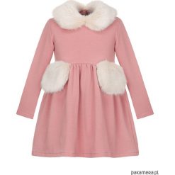 Sukienka Naomi Fur Pink. Różowe sukienki dziewczęce marki Pakamera, na zimę. Za 200,00 zł.