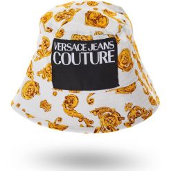 CZAPKA Versace Jeans Couture. Czapki damskie Versace Jeans Couture, bez wzorów, z jeansu. Za 439,00 zł.