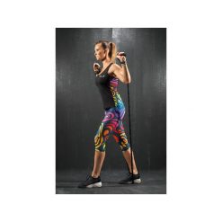 Legginsy MOSAIC 3/4. Czarne legginsy damskie marki Feelj!, m, z dzianiny, do biegania. Za 169,00 zł.