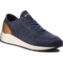 Sneakersy GUESS - New Cody FMNCO1 LEA12 BLUE. Niebieskie sneakersy męskie Guess, na co dzień, z aplikacjami, ze skóry. W wyprzedaży za 269,00 zł.