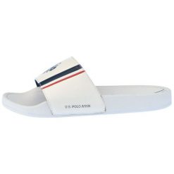 U.S. Polo Assn. Męskie Klapki Nasso 43 Białe. Białe kapcie męskie U.S. Polo Assn., bez wzorów. Za 129,00 zł.