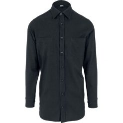 Koszule męskie: Urban Classics Side-Zip Long Checked Flanell Shirt Koszula czarny