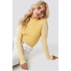 Glamorous Top z golfem - Yellow. Żółte topy damskie marki Glamorous, bez wzorów, z dzianiny, z golfem. Za 121,95 zł.