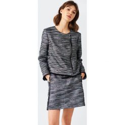 Simple - Żakiet. Szare bez kategorii marki Simple, z poliesteru, eleganckie. W wyprzedaży za 259,90 zł.