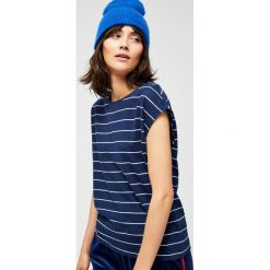 Bluzka w paski. Niebieskie bluzki damskie Moodo, xs, w paski. Za 14,99 zł.