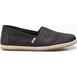Toms - Espadryle. Szare espadryle męskie Toms, bez wzorów, z materiału. Za 219,90 zł.