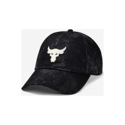 Under Armour Project Rock Czapka z daszkiem Czarny. Czarne czapki męskie Under Armour, z aplikacjami, z bawełny, rockowe. Za 137,95 zł.