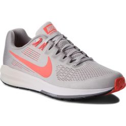 Buty NIKE - Air Zoom Structure 21 904695 006 Vast Grey/Bright Crimson. Szare buty do biegania męskie Nike, z materiału, nike zoom. W wyprzedaży za 379,00 zł.
