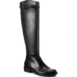 Oficerki BALDACCINI - 953300-0 Czarny S. Czarne buty zimowe damskie Baldaccini, ze skóry, przed kolano, na wysokim obcasie, na obcasie. W wyprzedaży za 339,00 zł.