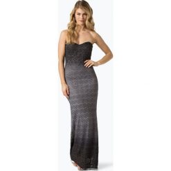 Marie Lund - Damska sukienka wieczorowa, szary. Szare sukienki damskie marki Marie Lund, w koronkowe wzory, z koronki, eleganckie, bez kołnierzyka, bez rękawów. Za 249,95 zł.