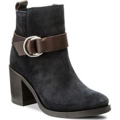 Botki damskie: Botki TOMMY HILFIGER - DENIM Ivy 16C FW0FW01941 Midnight/Coffee Bean 912