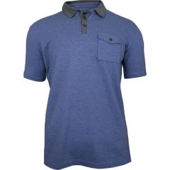 Niebieska Koszulka Polo z Kieszonką -100% BAWEŁNA- Chiao, Męska, Krótki Rękaw TSCHIAOM1201PSblue. Niebieskie koszulki męskie Chiao, m, z bawełny. W wyprzedaży za 59,00 zł.
