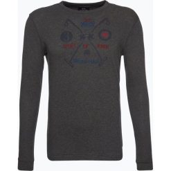 T-shirty męskie: La Martina – Męska koszulka z długim rękawem, szary