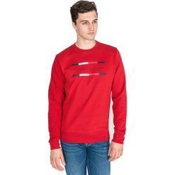 Tommy Hilfiger Bluza Czerwony. Czerwone bluzy męskie TOMMY HILFIGER, m, z nadrukiem, z bawełny, bez kołnierzyka, bez rękawów, bez kaptura. Za 426,95 zł.