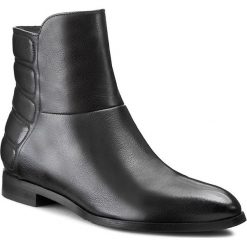 Botki GINO ROSSI - Alba DBG631-F36-2K00-9900-F Czarny 99. Czarne botki damskie na obcasie marki Gino Rossi, z materiału. W wyprzedaży za 349,00 zł.