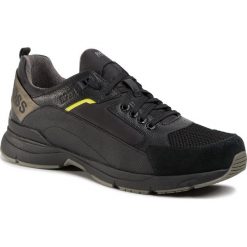 Sneakersy BOSS - Velocity 50428547 10226001 01 Black 003. Czarne półbuty damskie Boss, na co dzień, bez wzorów, z zamszu, bez obcasa, na płaskiej podeszwie, bez zapięcia. Za 849,00 zł.