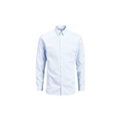 Koszule z długim rękawem Premium By Jack jones 12125792 NON IRON. Niebieskie koszule męskie Premium By Jack jones, xl, bez wzorów, bez kołnierzyka, z długim rękawem. Za 164,63 zł.