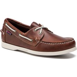 Mokasyny SEBAGO - Docksides Portland Waxed 70000G0 Brown 900. Pomarańczowe mokasyny męskie Sebago, ze skóry, eleganckie. Za 629,00 zł.