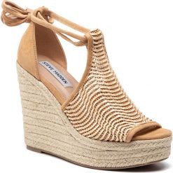Espadryle STEVE MADDEN - Stream SM11000496-03008-166 Natural. Pomarańczowe espadryle damskie Steve Madden, bez wzorów, z zamszu, bez obcasa, na obcasie. W wyprzedaży za 349,00 zł.
