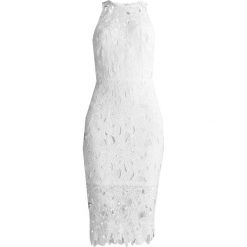 Sukienki: Missguided CROCHET BACK DETAIL MIDI Sukienka koktajlowa white