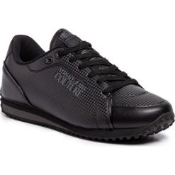 Sneakersy VERSACE JEANS COUTURE - E0YUBSE2 71242 899. Czarne sneakersy męskie Versace Jeans Couture, na co dzień, bez wzorów, z jeansu, klasyczne, bez zapięcia. Za 549,00 zł.