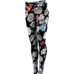Legginsy we wzory: legginsy sportowe damskie ADIDAS LINEAR LEGGINGS / AY7948