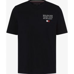 Tommy Hilfiger - T-shirt męski, niebieski. Niebieskie t-shirty męskie TOMMY HILFIGER, m, z nadrukiem, z bawełny, eleganckie, bez kołnierzyka. Za 229,95 zł.