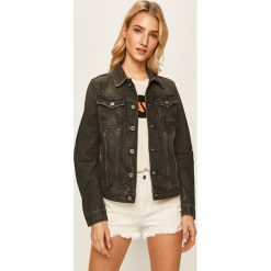 G-Star Raw - Kurtka jeansowa. Czarne kurtki damskie G-Star RAW, s, bez wzorów, z bawełny, retro, krótkie. W wyprzedaży za 499,90 zł.