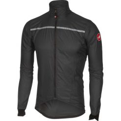 Castelli kurtka kolarska męska Superleggera Jacket, anthracite/yellow XXL. Żółte kurtki sportowe męskie Castelli, xxl, bez wzorów, bez kaptura, rowerowe. Za 453,00 zł.