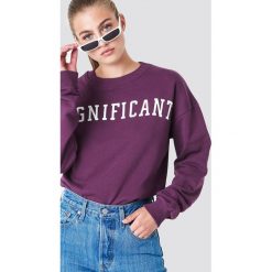 NA-KD Bluza Significant - Red. Czerwone bluzy z nadrukiem damskie marki NA-KD. Za 141,95 zł.
