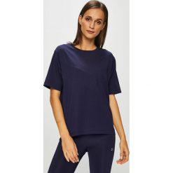 Calvin Klein Performance - Top. Czarne topy damskie Calvin Klein Performance, l, z bawełny, z okrągłym kołnierzem. Za 179,90 zł.