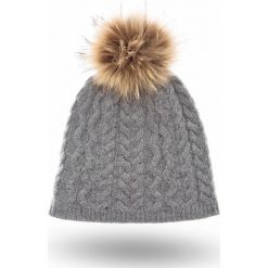 CZAPKA OLIMPO Max Mara Weekend. Szare czapki damskie z wełny. Za 317,40 zł.