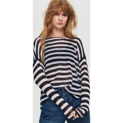 Sweter oversize - Wielobarwn. Szare swetry oversize damskie marki Sinsay, l. Za 59,99 zł.