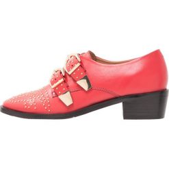 Creepersy damskie: Bronx Półbuty wsuwane bright red